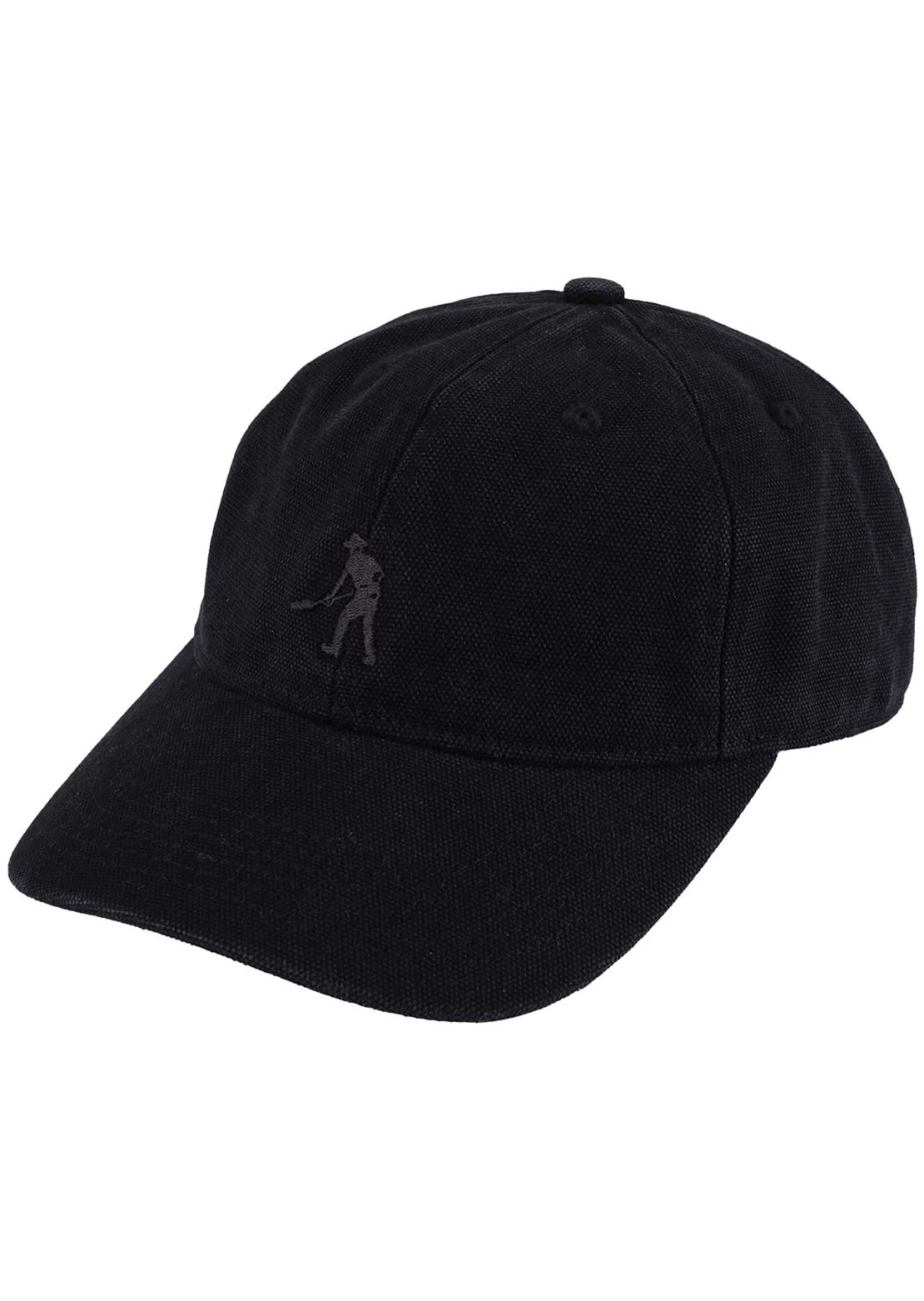 Pass-Port Men's Solid Leagues Cap Washed Black
