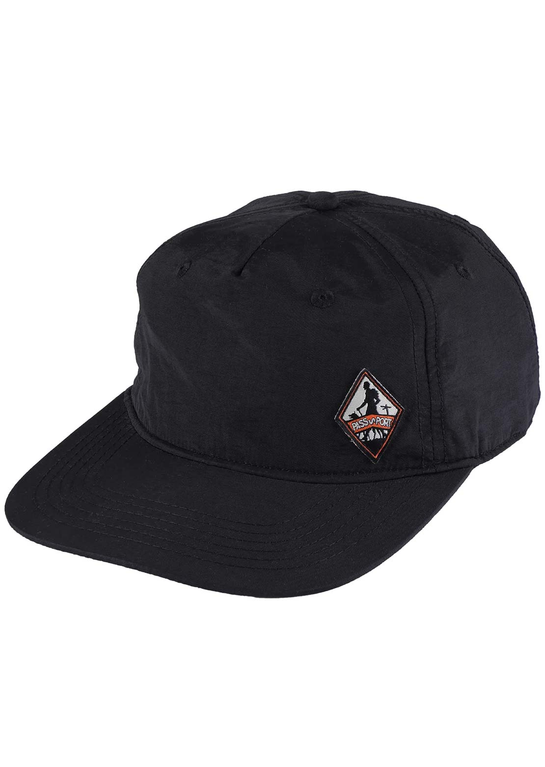 Pass-Port Men's Wanderer RPET Workers Cap Black