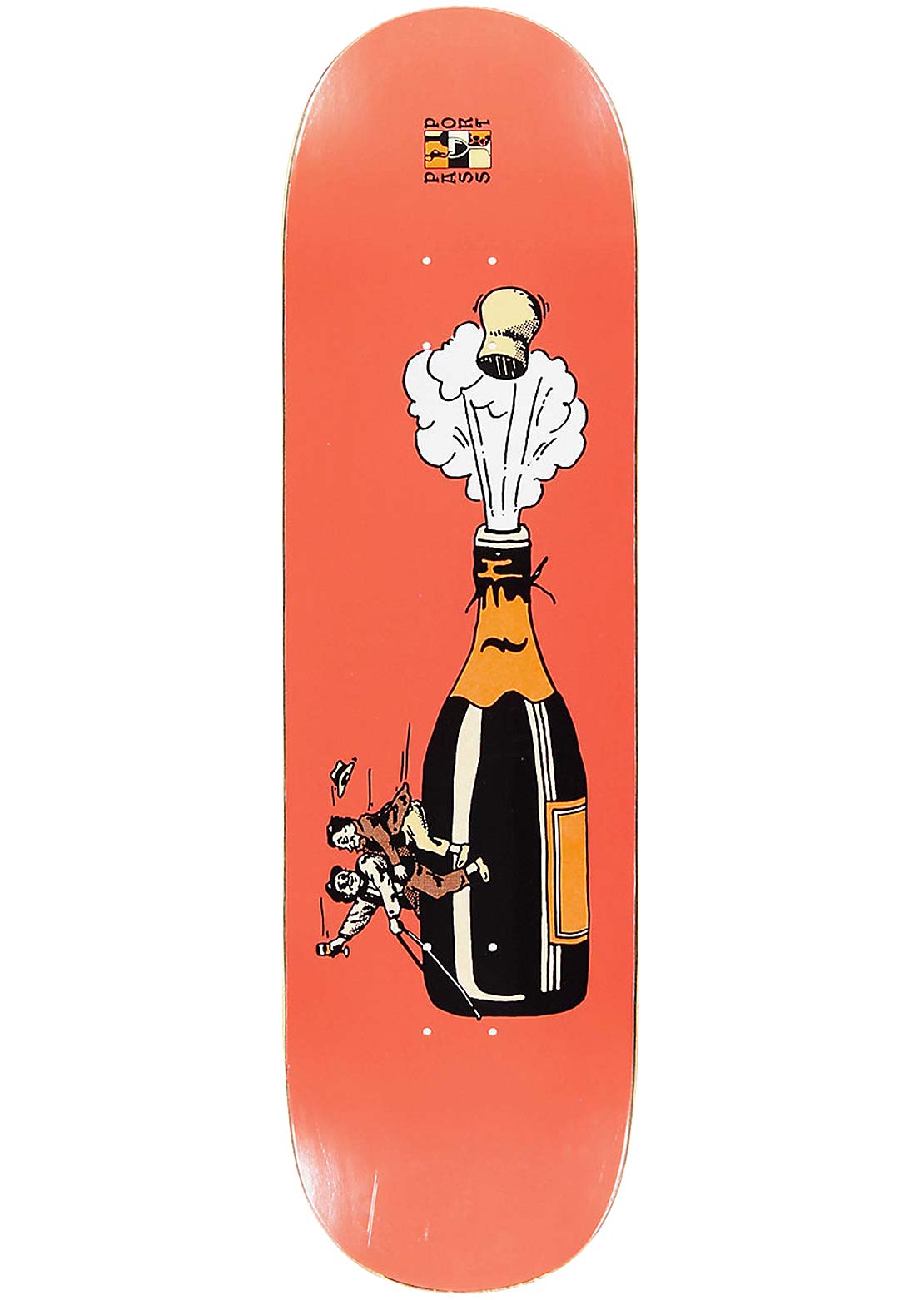 Pass-Port Unisex Wine Em' & Dine Em' Series Pop The Cork Skateboard Deck