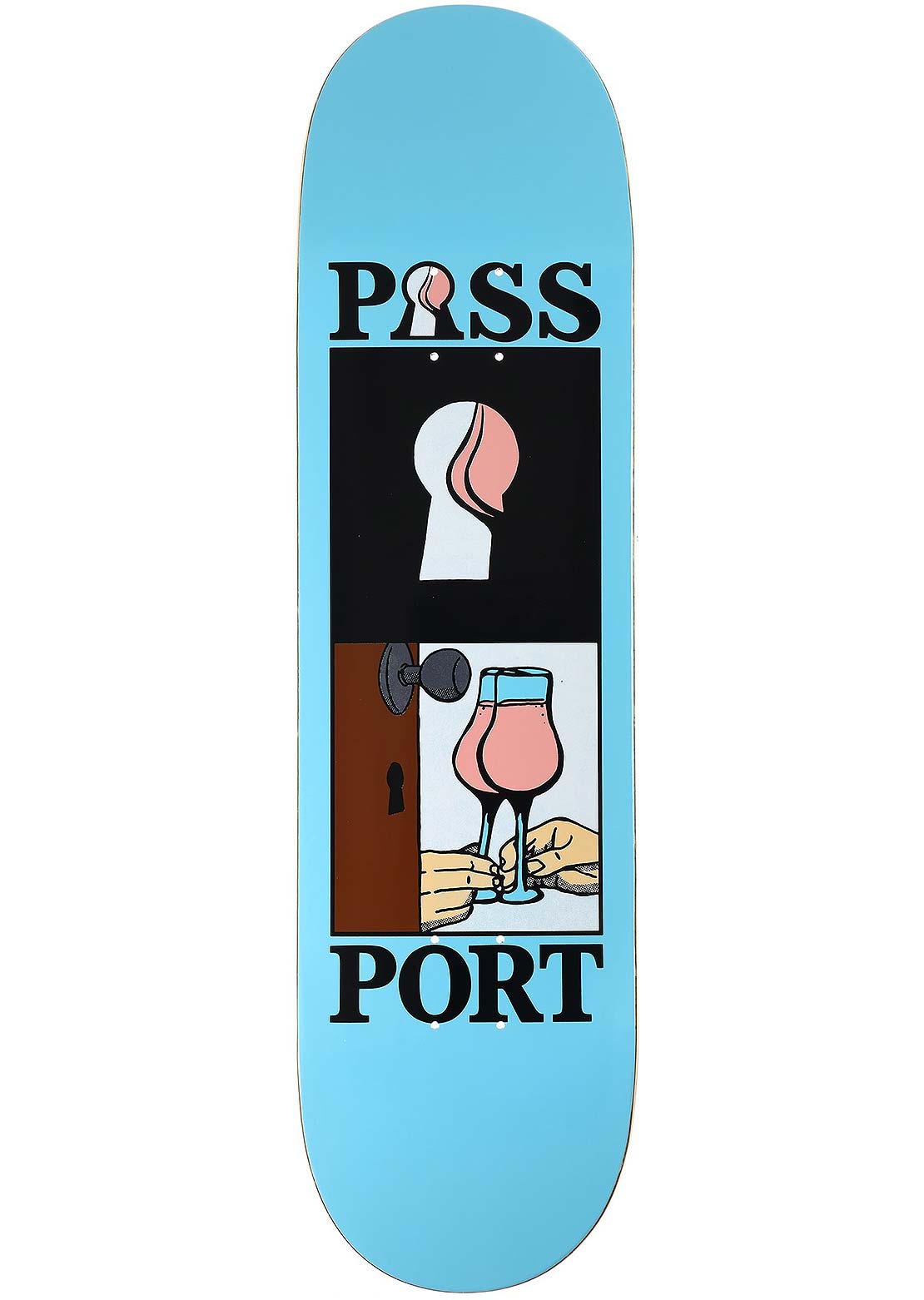 Pass-Port What U Think U Saw Series Skin Contact Skateboard Deck