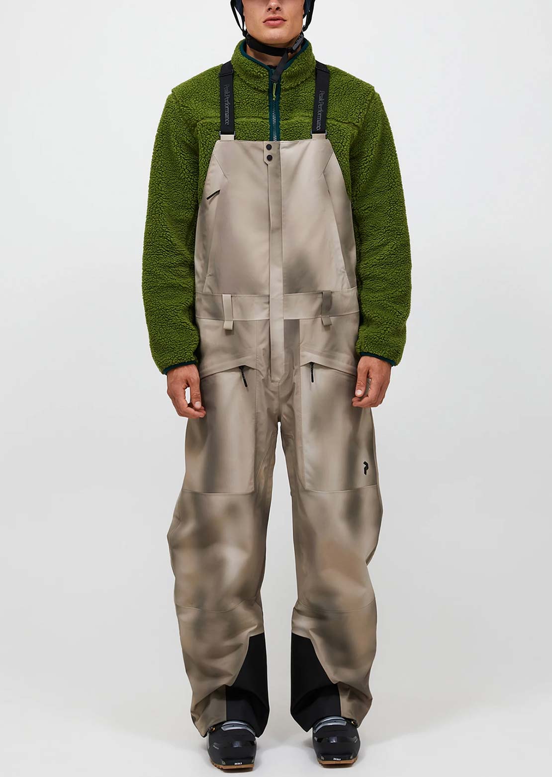 Peak Performance Men's Edge HIPE 3L AOP Shell Bib Pants