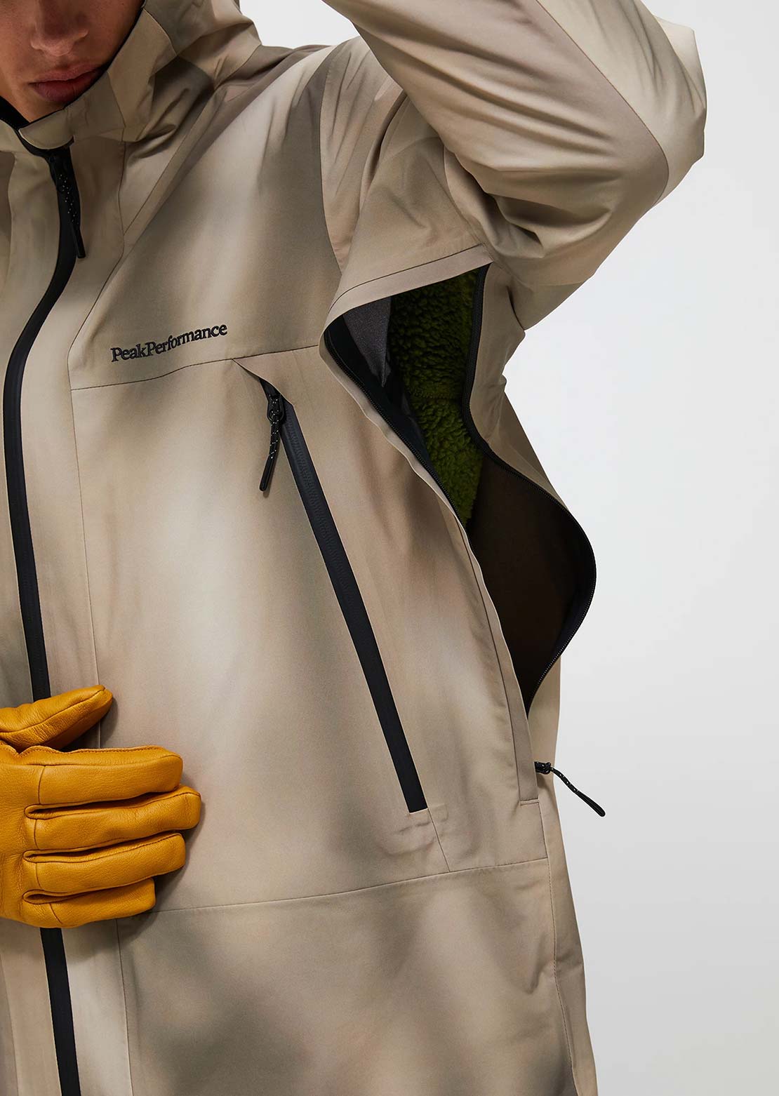 Peak Performance Hommes Edge HIPE 3L AOP Shell Manteau