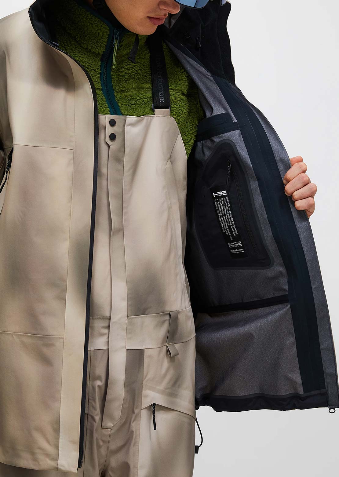 Peak Performance Hommes Edge HIPE 3L AOP Shell Manteau