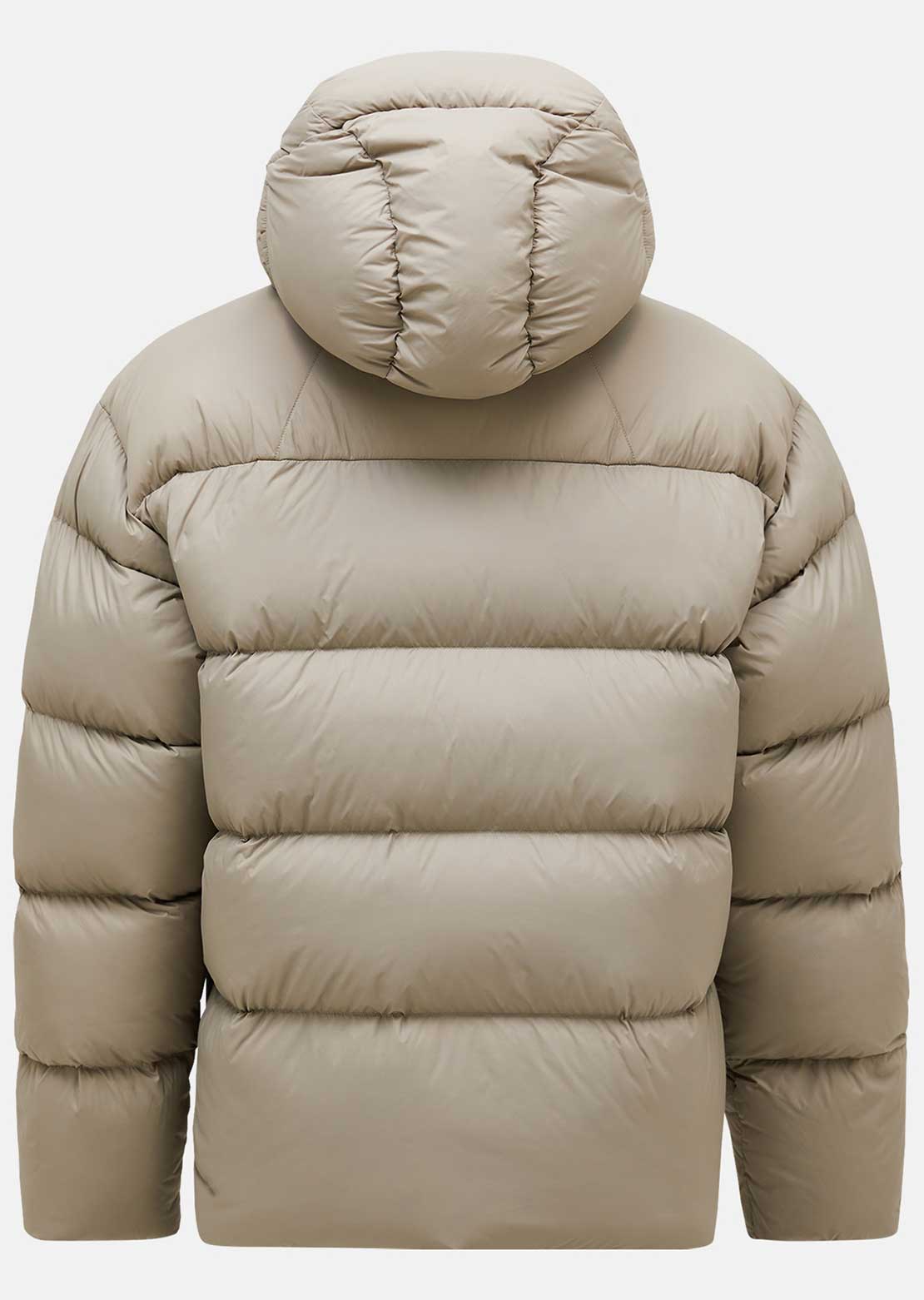 Peak Performance Men's Frost Oversized Down Pullover Avid Beige