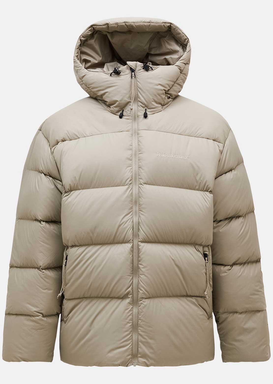 Peak Performance Men's Frost Oversized Down Pullover Avid Beige