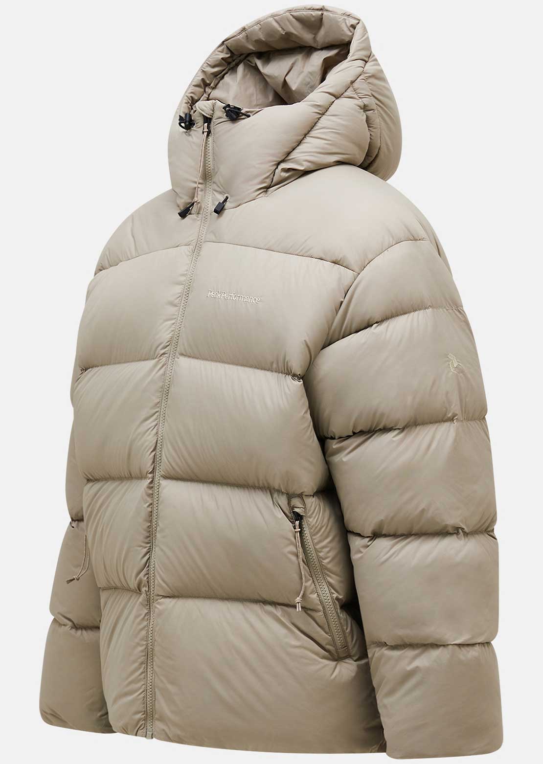 Peak Performance Men's Frost Oversized Down Pullover Avid Beige