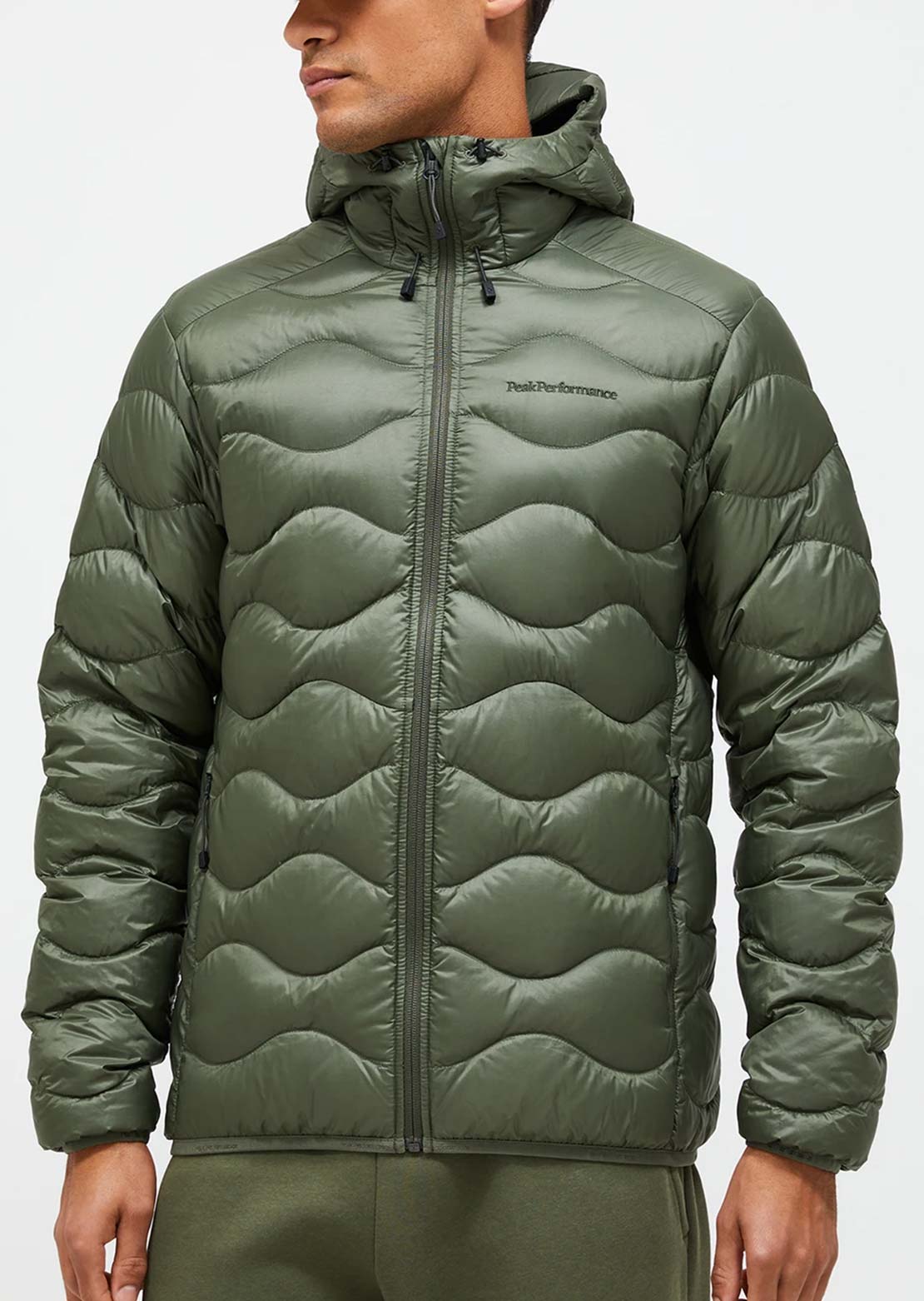 Peak Performance Men's Helium Down Hood Jacket Pine Needle