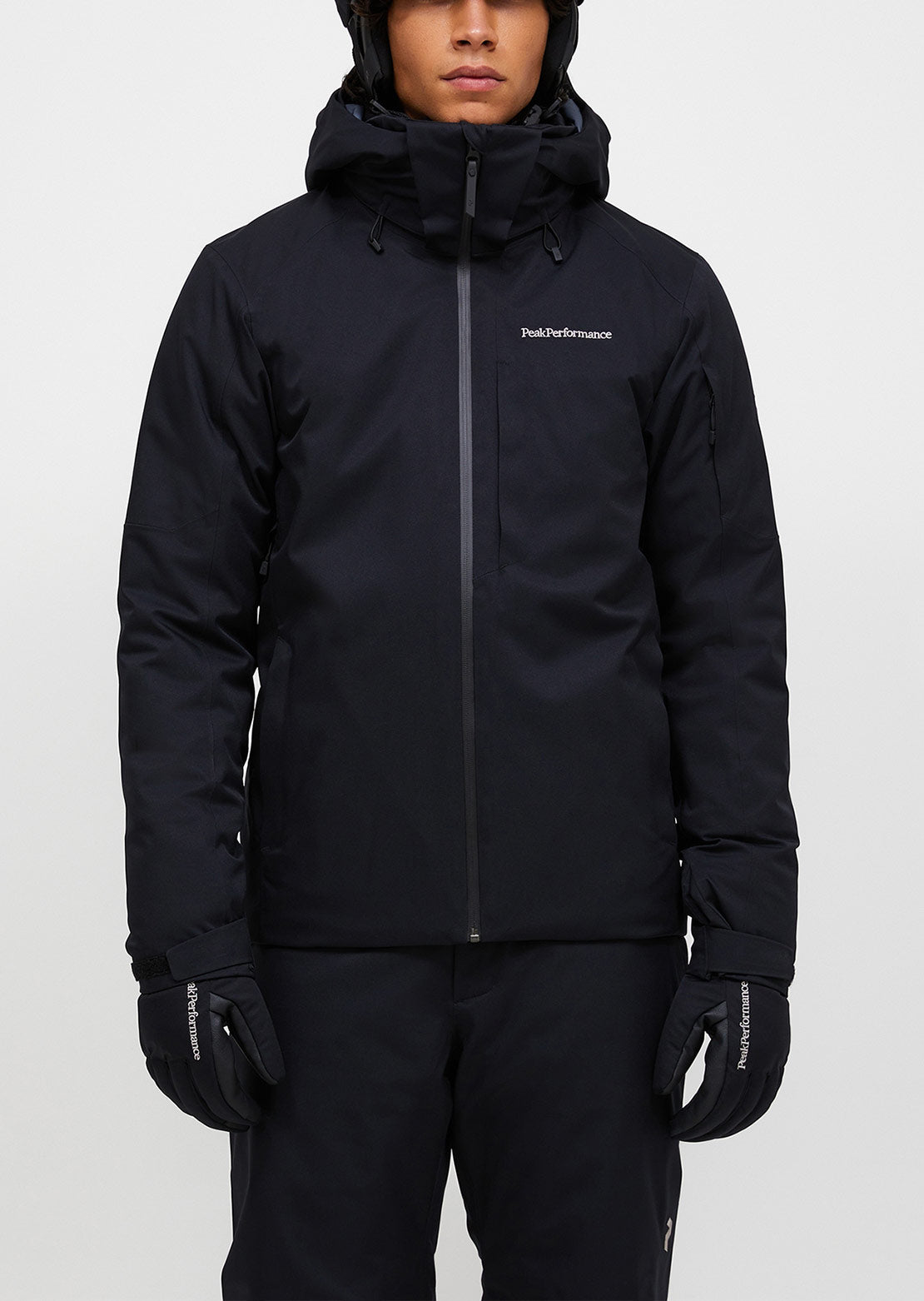 Peak Performance Men's Maroon Insulated Jacket Black