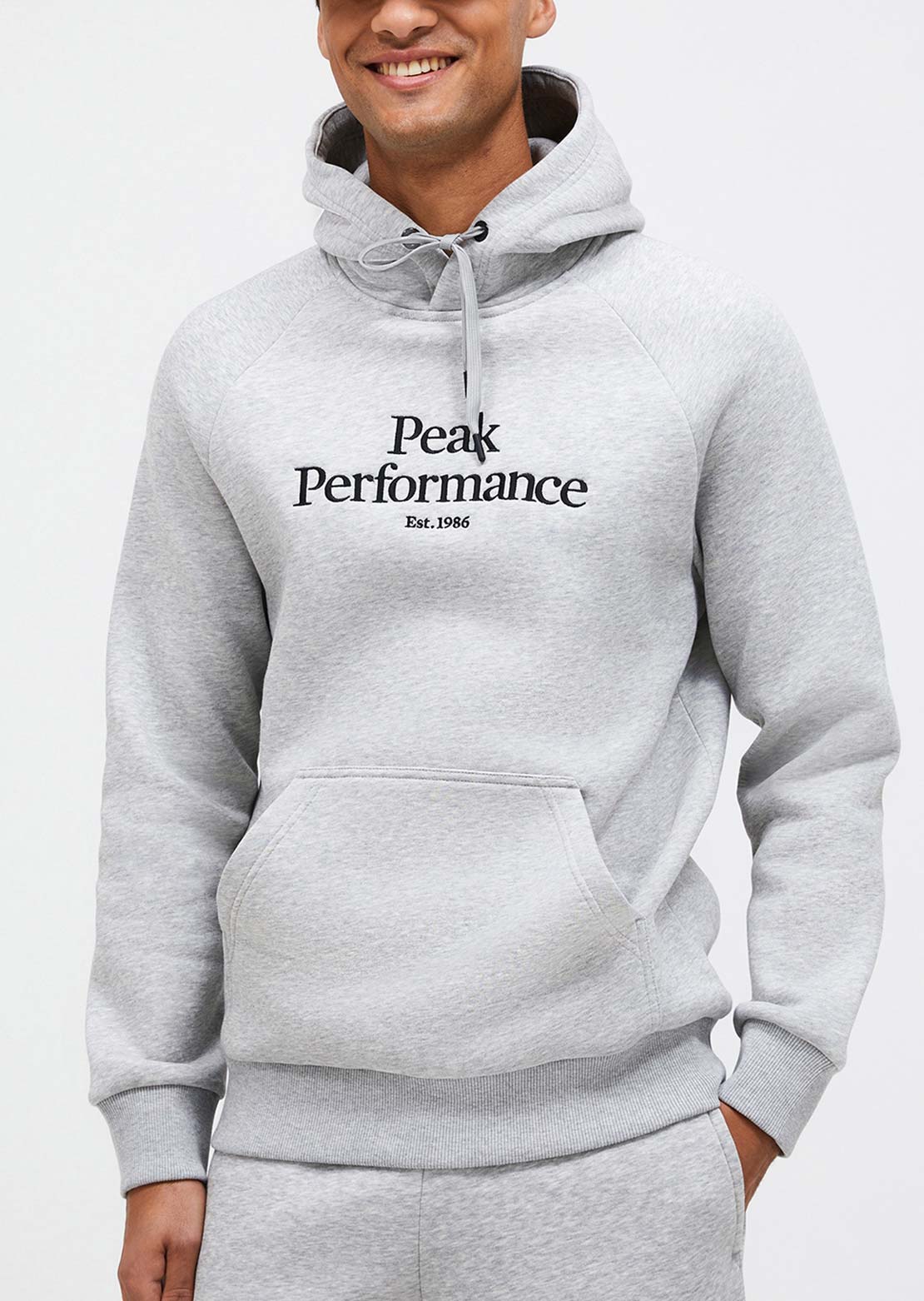 Peak Performance Men's Original Hood Grey/Black