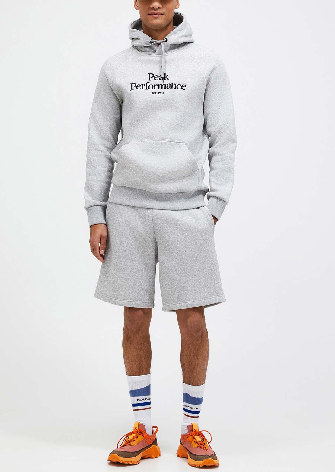 Peak Performance Men's Original Hood Grey/Black