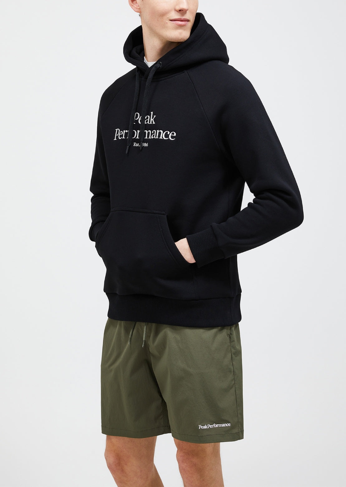 Peak Performance Men's Original Hood Black/Off White