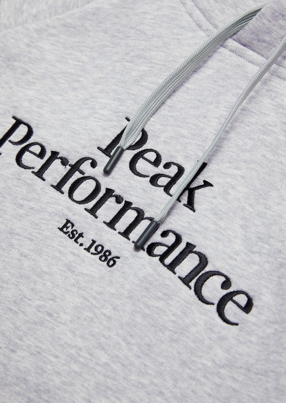 Peak Performance Men's Original Hood Med Grey Melange/Black