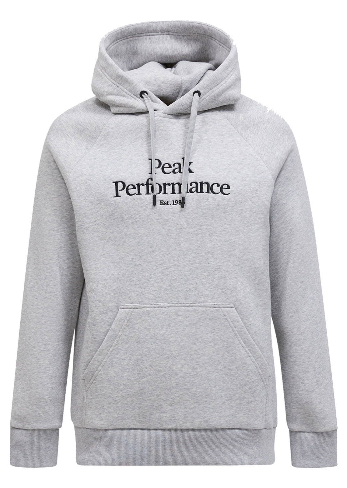 Peak Performance Men's Original Hood Med Grey Melange/Black