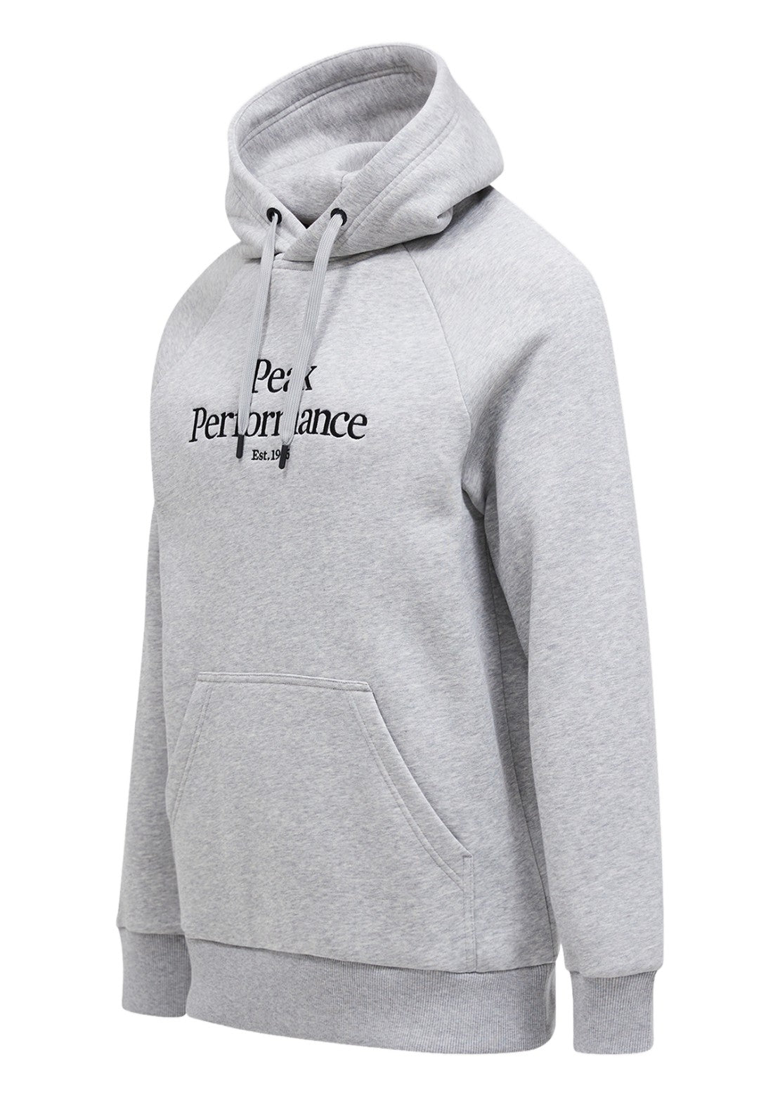 Peak Performance Men's Original Hood Med Grey Melange/Black