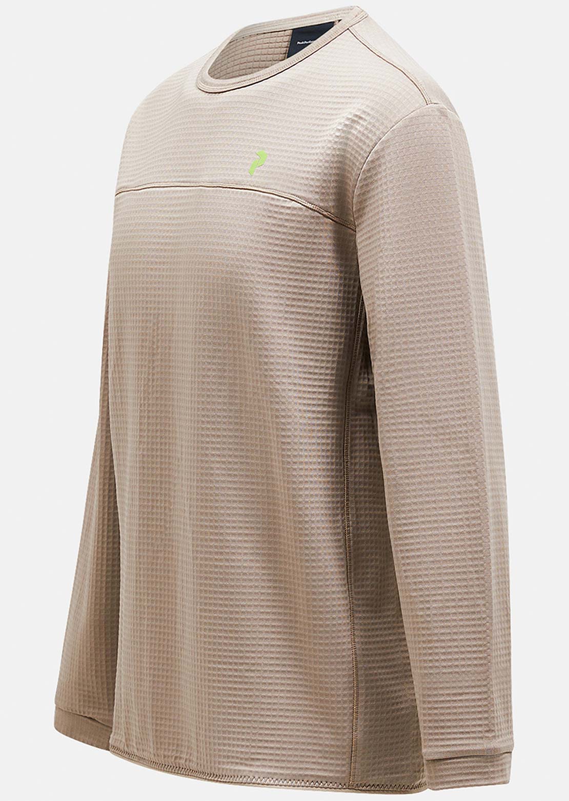 Peak Performance Men's Trail Polartec Crew Long Sleeve Avid Beige