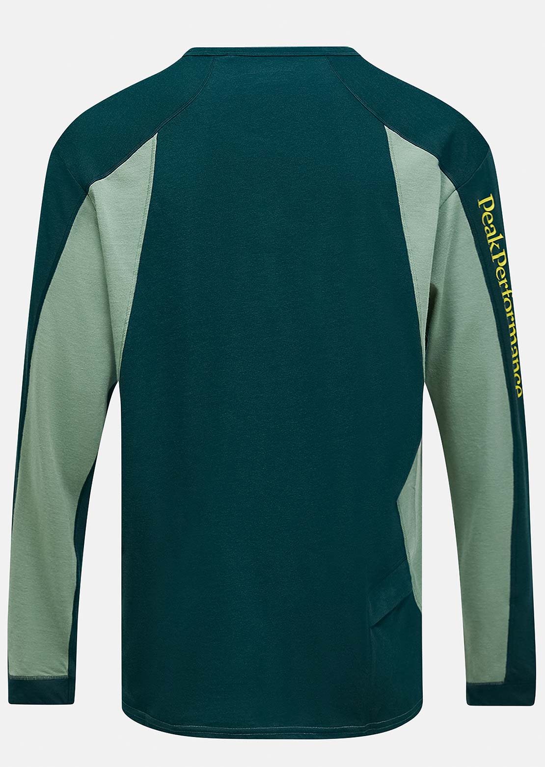 Peak Performance Men's Trail Wool-Blend Long Sleeve Ponderosa Green/Green Valley