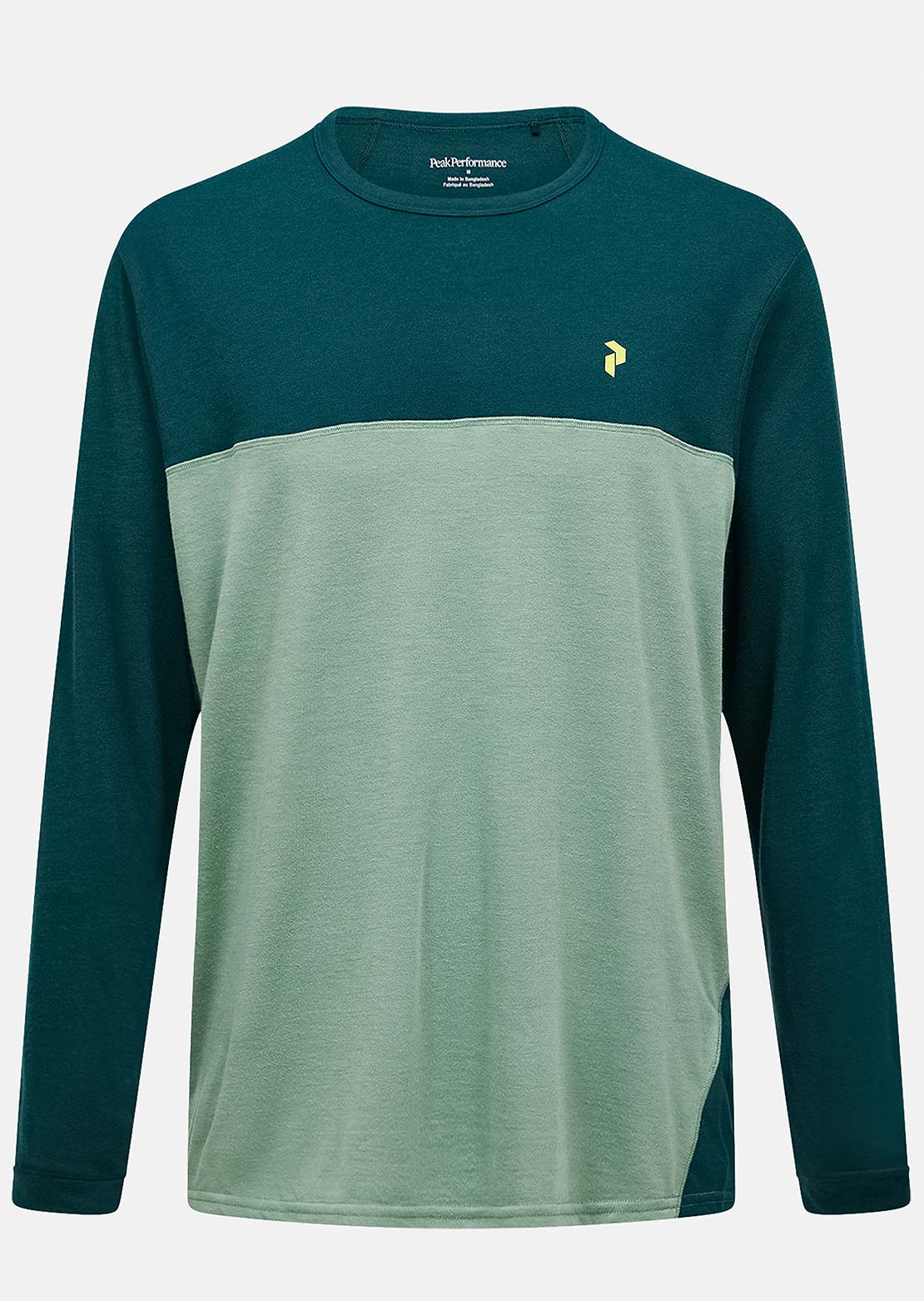 Peak Performance Men's Trail Wool-Blend Long Sleeve Ponderosa Green/Green Valley