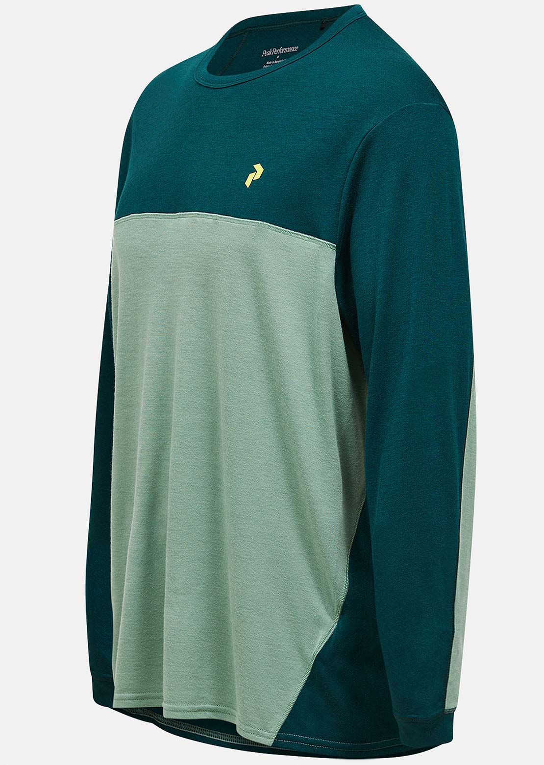 Peak Performance Men's Trail Wool-Blend Long Sleeve Ponderosa Green/Green Valley