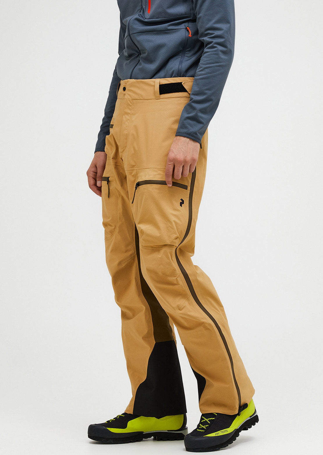 Peak Performance Men's Vislight Gore-Tex C-Knit Pants Sierra Sand/Meadow Moss