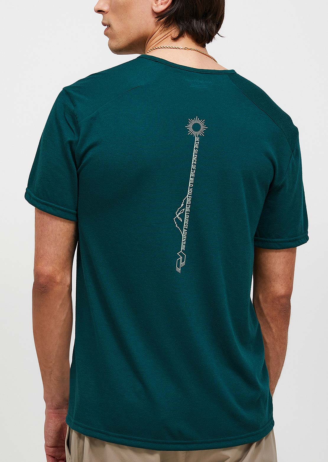 Peak Performance Men's Wool-Blend T-Shirt Ponderosa Pine
