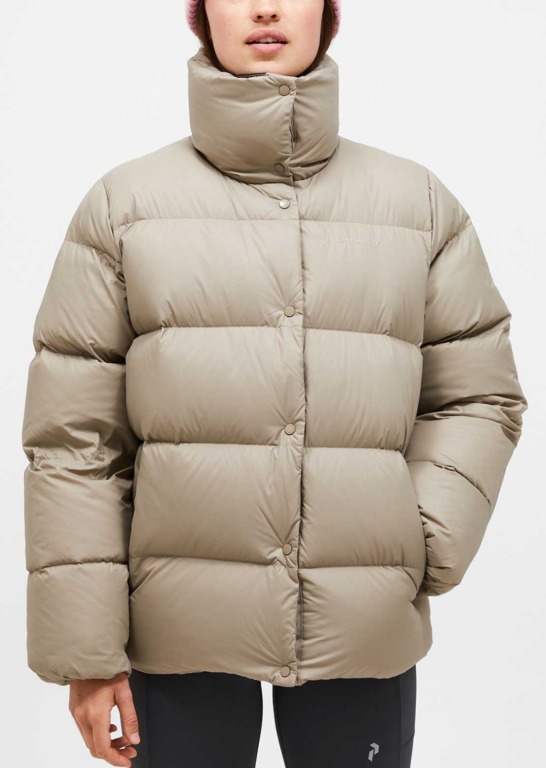 Peak Performance Women's Down Puffer Avid Beige