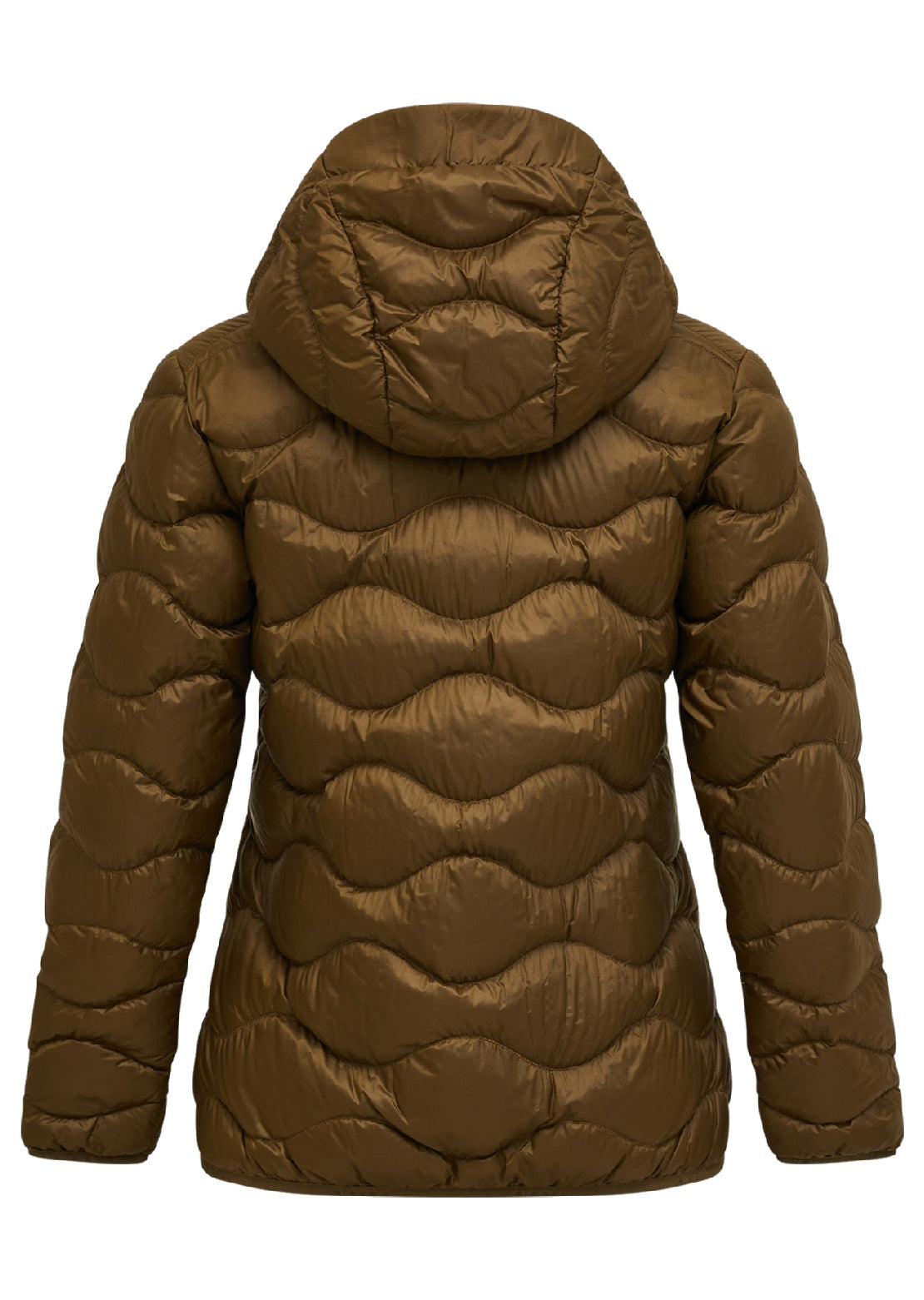 Peak Performance Women's Helium Down Hood Jacket Meadow Moss/Sierra Sand