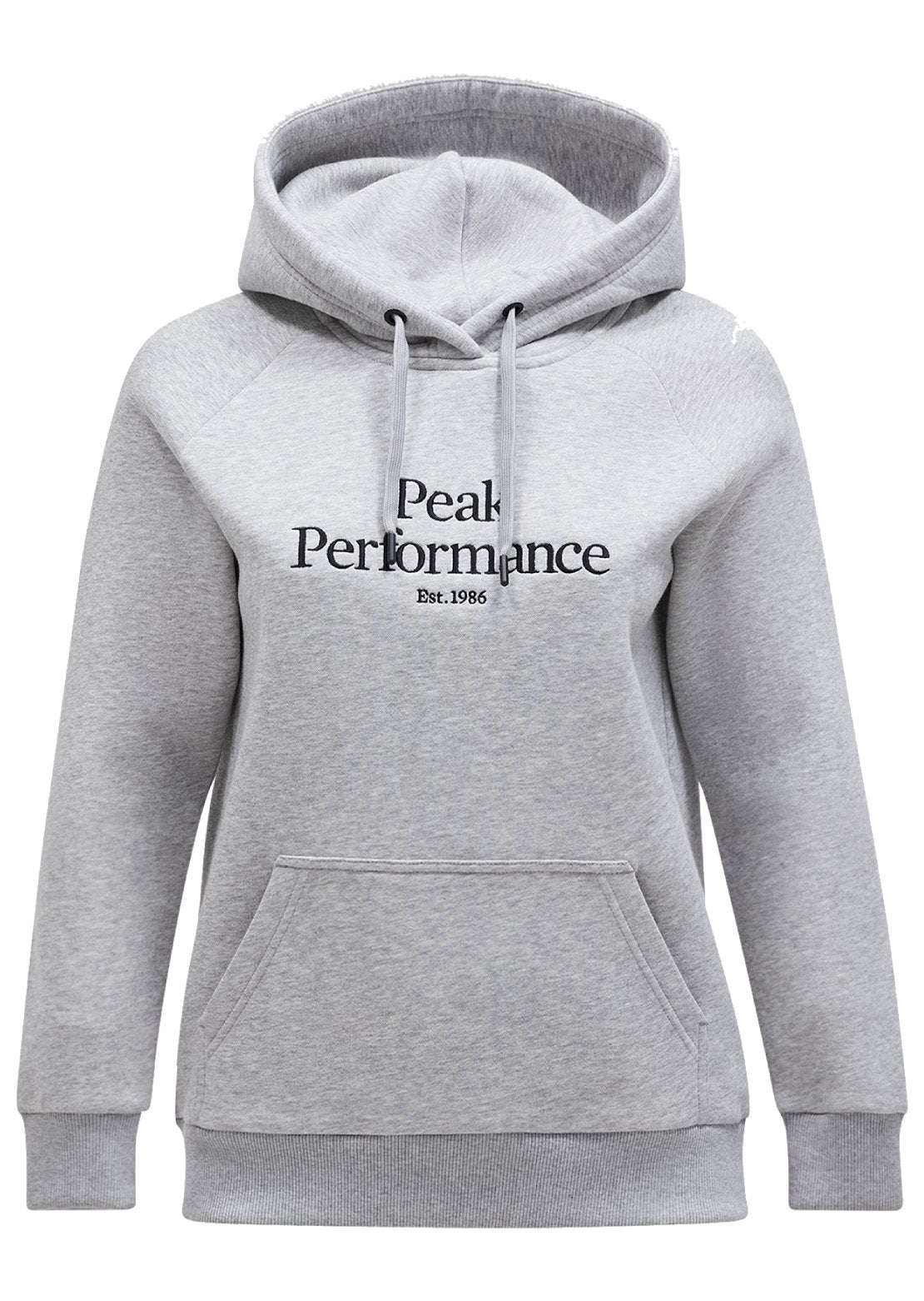 Peak Performance Women's Original Hood Med Grey Melange/Black