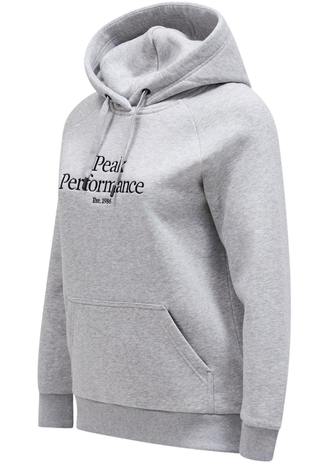 Peak Performance Women's Original Hood Med Grey Melange/Black