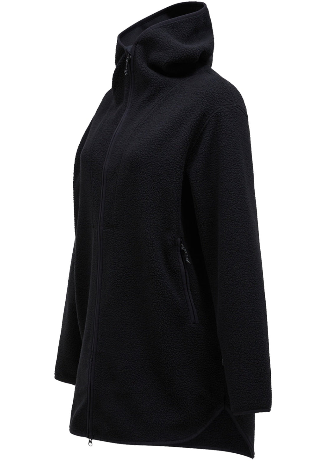 Peak Performance Women's Pile Long Zip Black