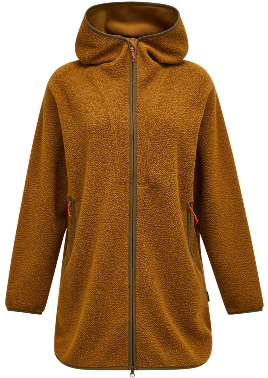 Peak Performance Women's Pile Long Zip Earthy Summit