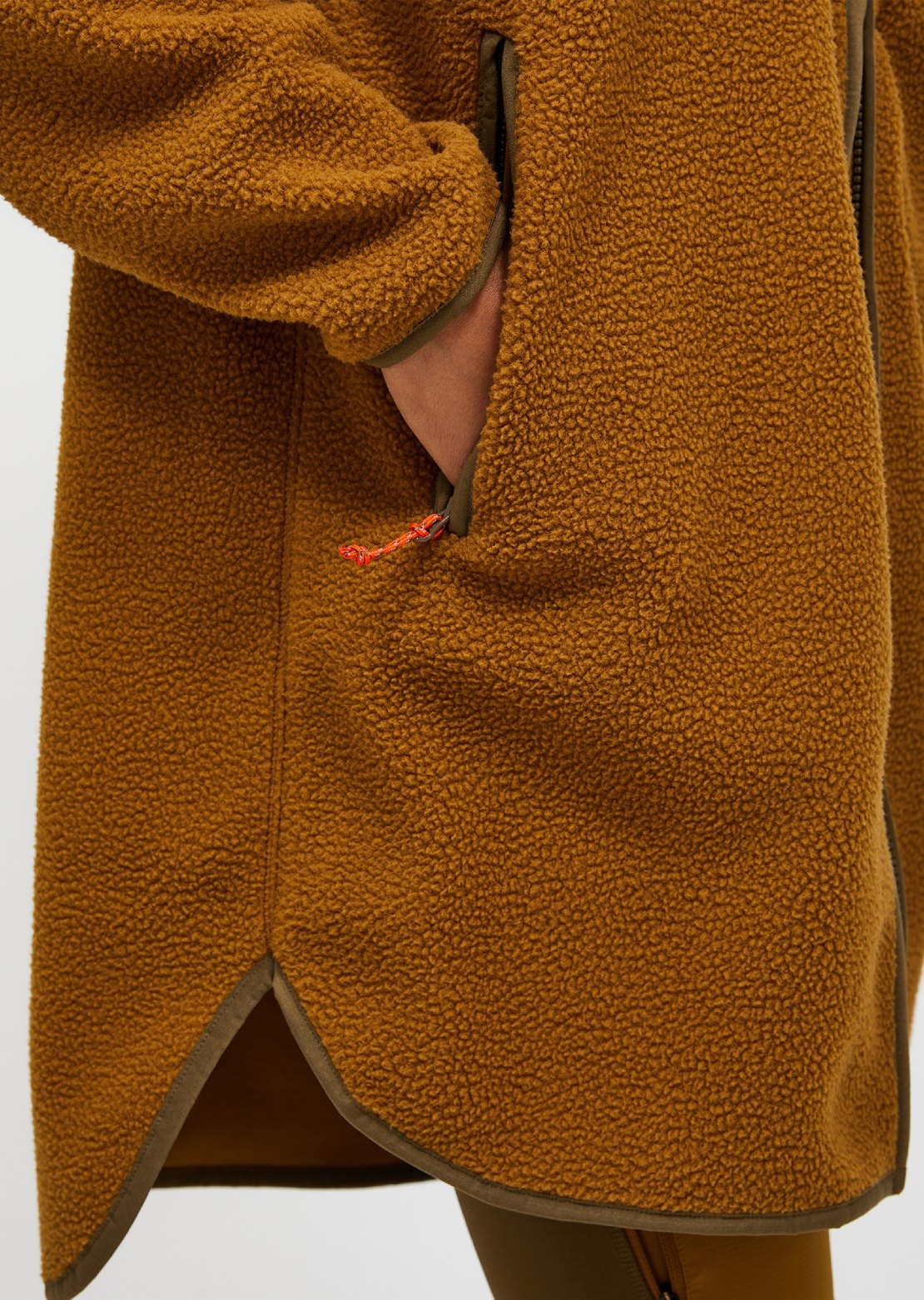 Peak Performance Women's Pile Long Zip Earthy Summit