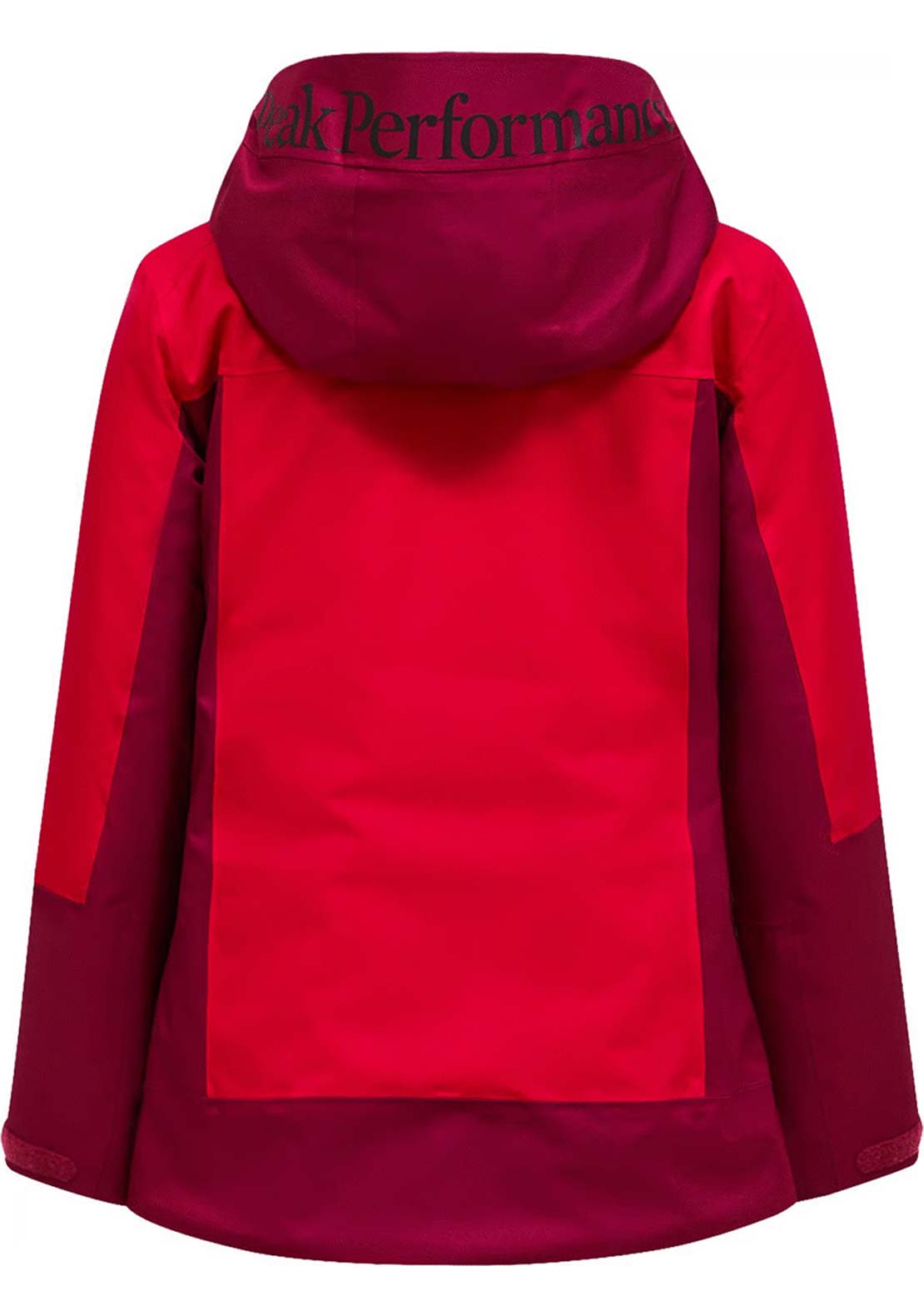Peak Performance Women's Rider Tech Insulated Jacket Vertical Zenith/Tech Burgundy