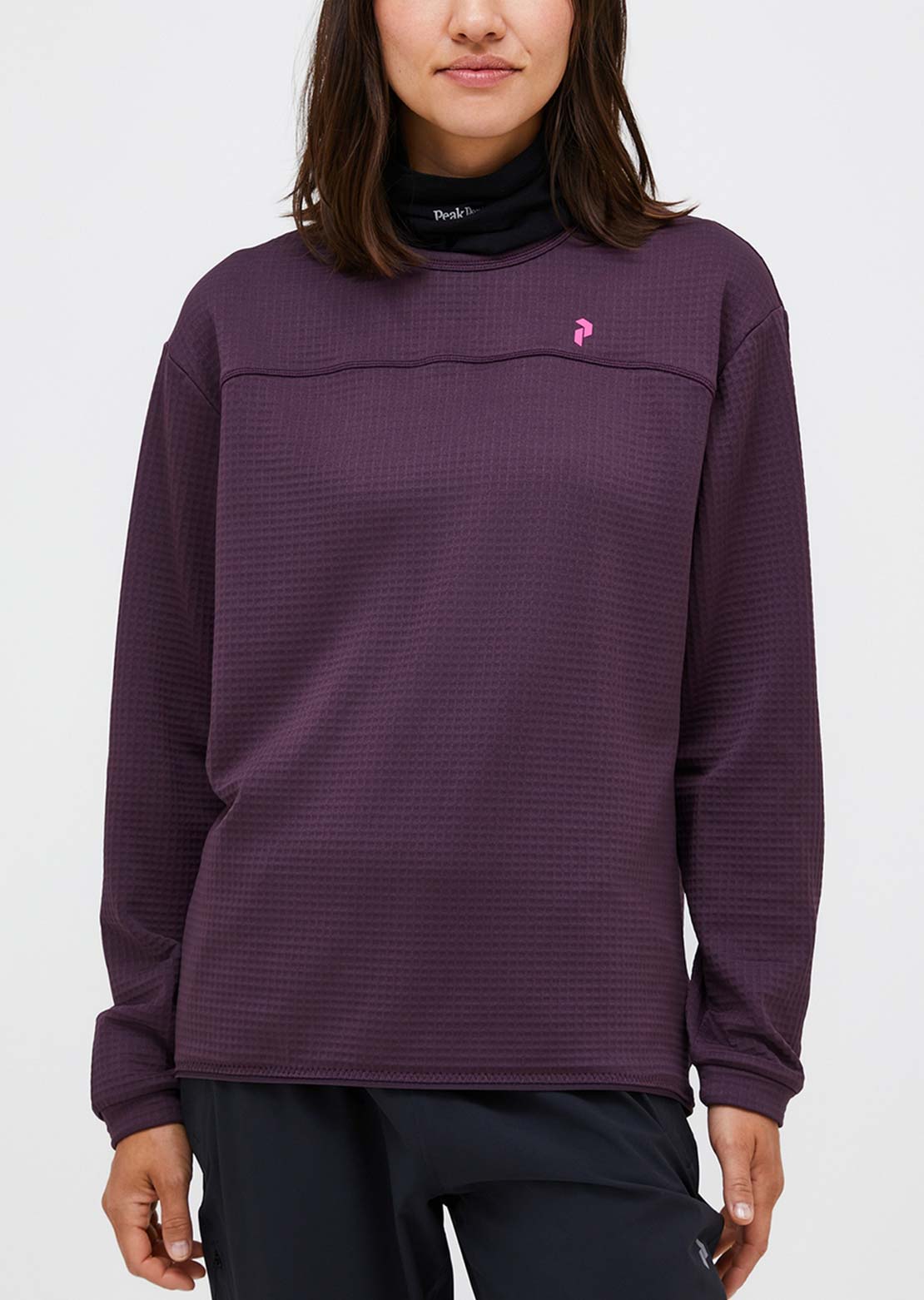 Peak Performance Women's Trail Polartec Crew Long Sleeve Mystic Purple
