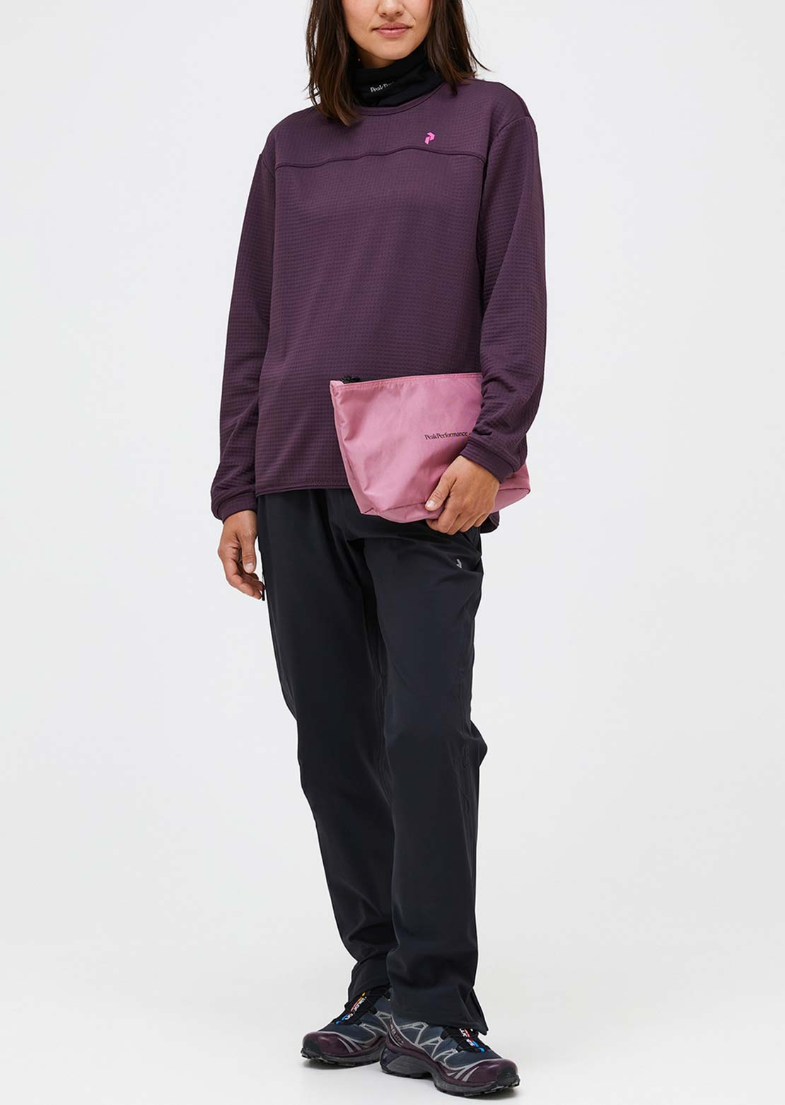 Peak Performance Women's Trail Polartec Crew Long Sleeve Mystic Purple