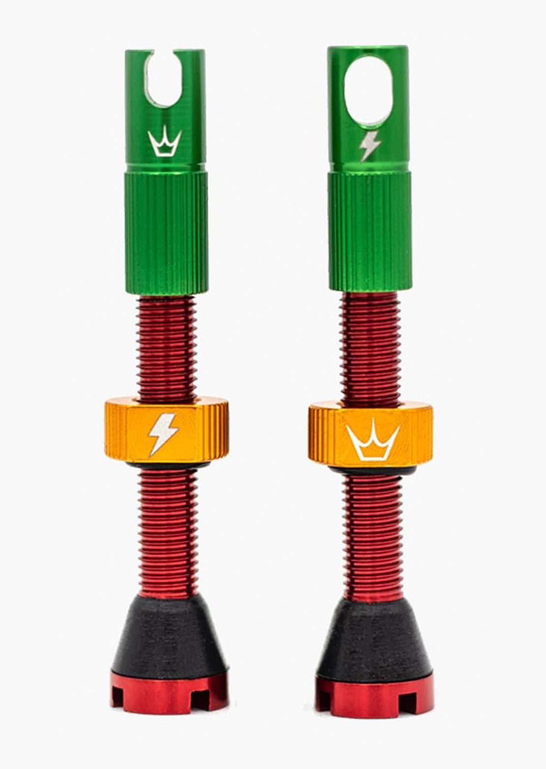 Peatys 42mm MK2 PR Tubeless Valve Rasta