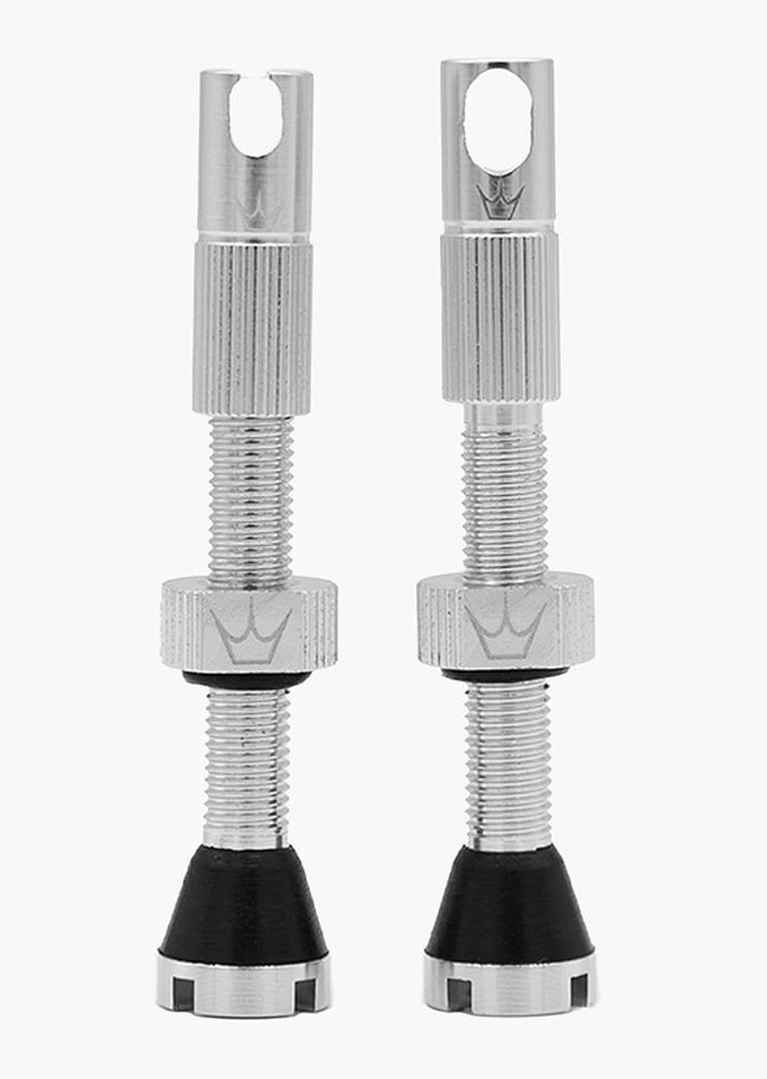 Peatys 42mm MK2 PR Tubeless Valve Silver