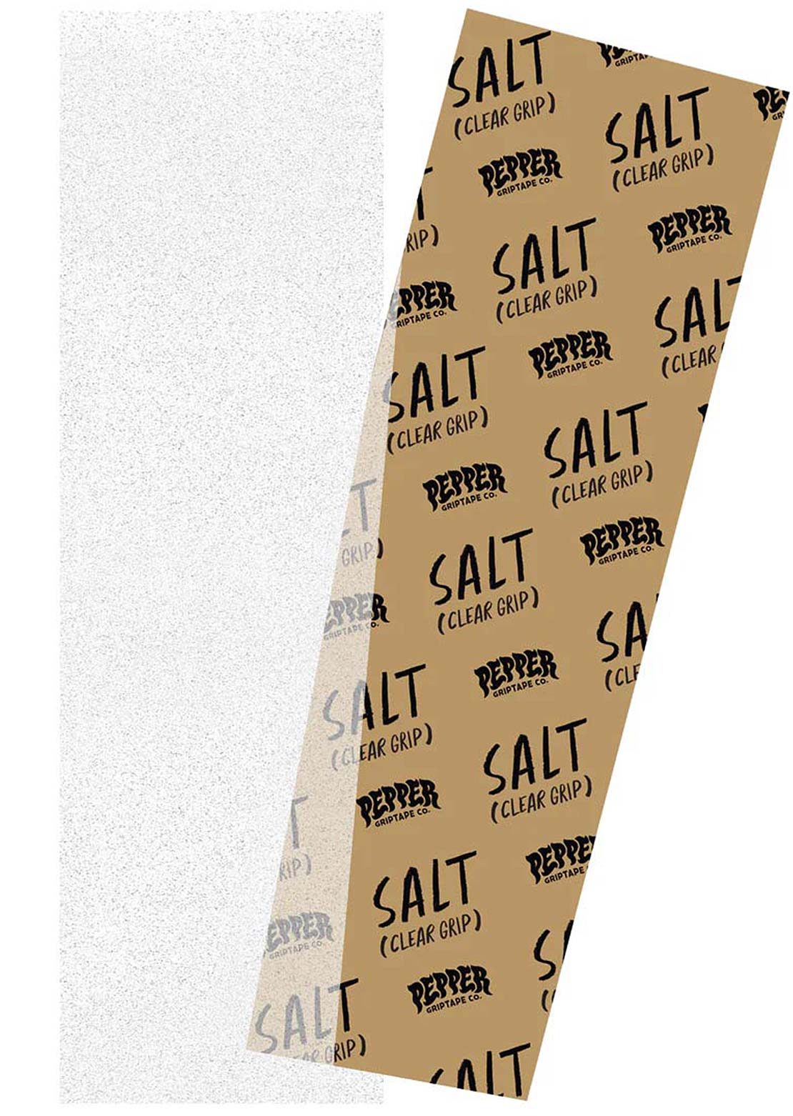 Pepper Salt Premium Skateboard Grip Sheet Clear