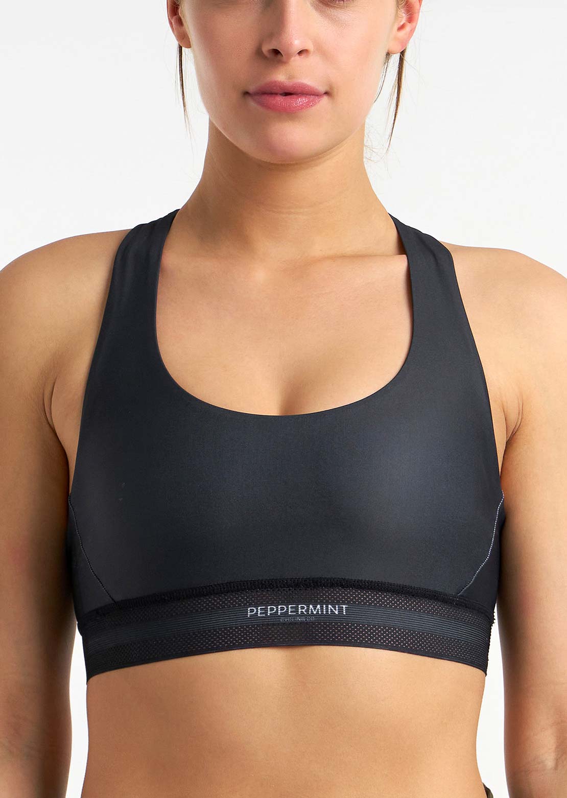 Peppermint Women's Signature Sports Bra Black