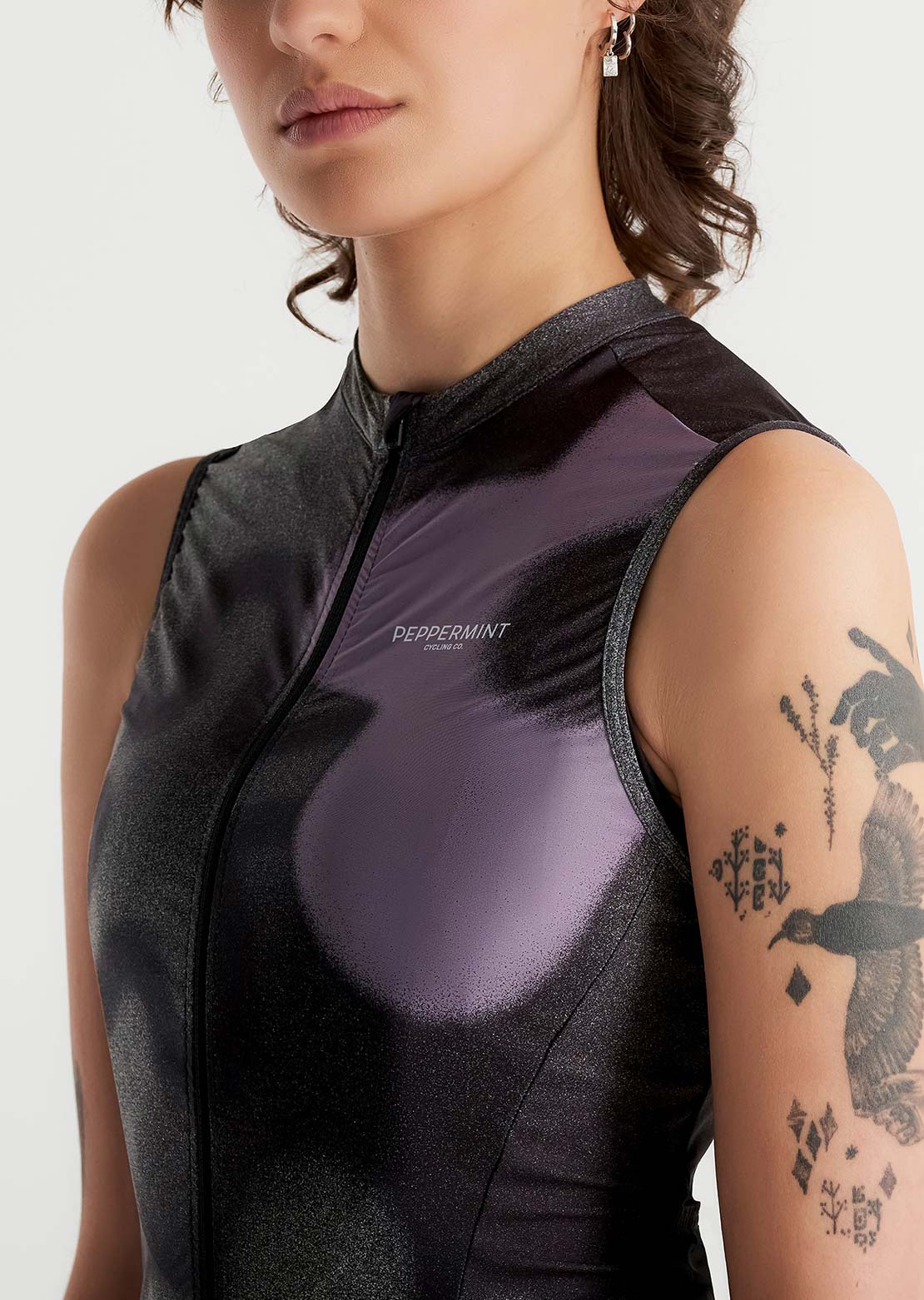 Peppermint Women's Classic Sleeveless Jersey Blitz Black