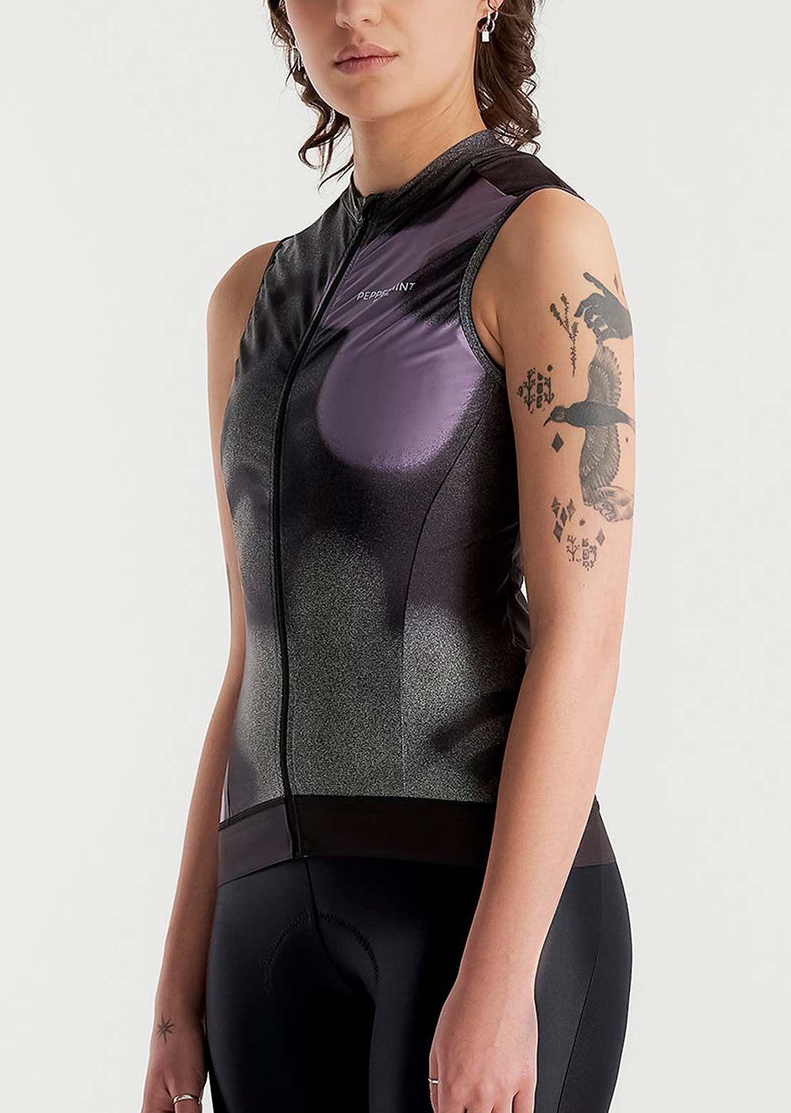 Peppermint Women's Classic Sleeveless Jersey Blitz Black