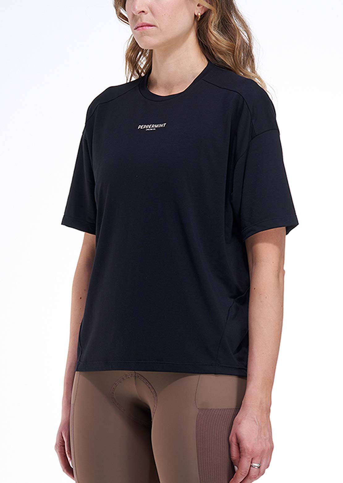 Peppermint Women's Peak Jersey Black