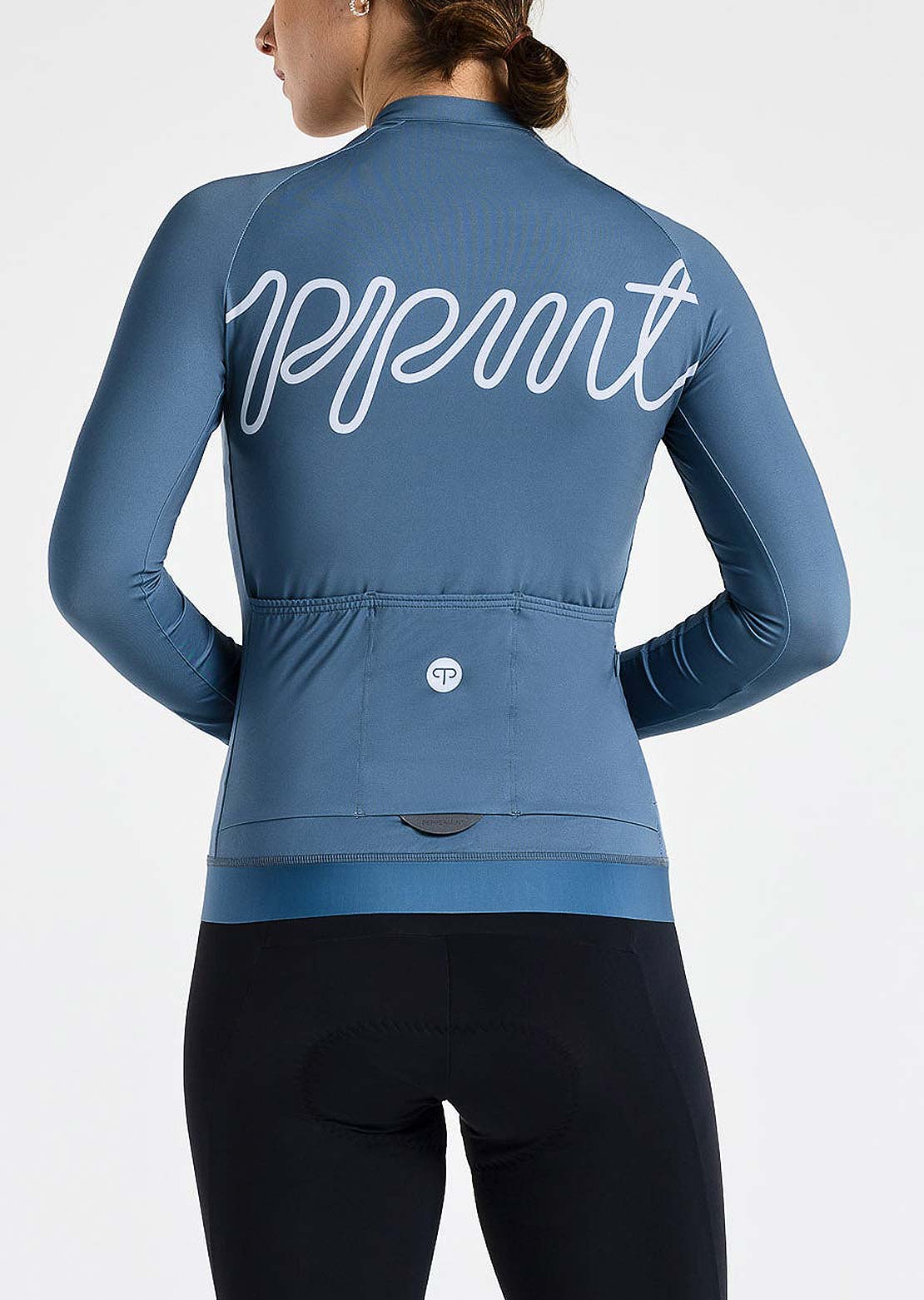 Peppermint Women&#39;s Signature A Manches Longues Mountain Bike Jersey Denim