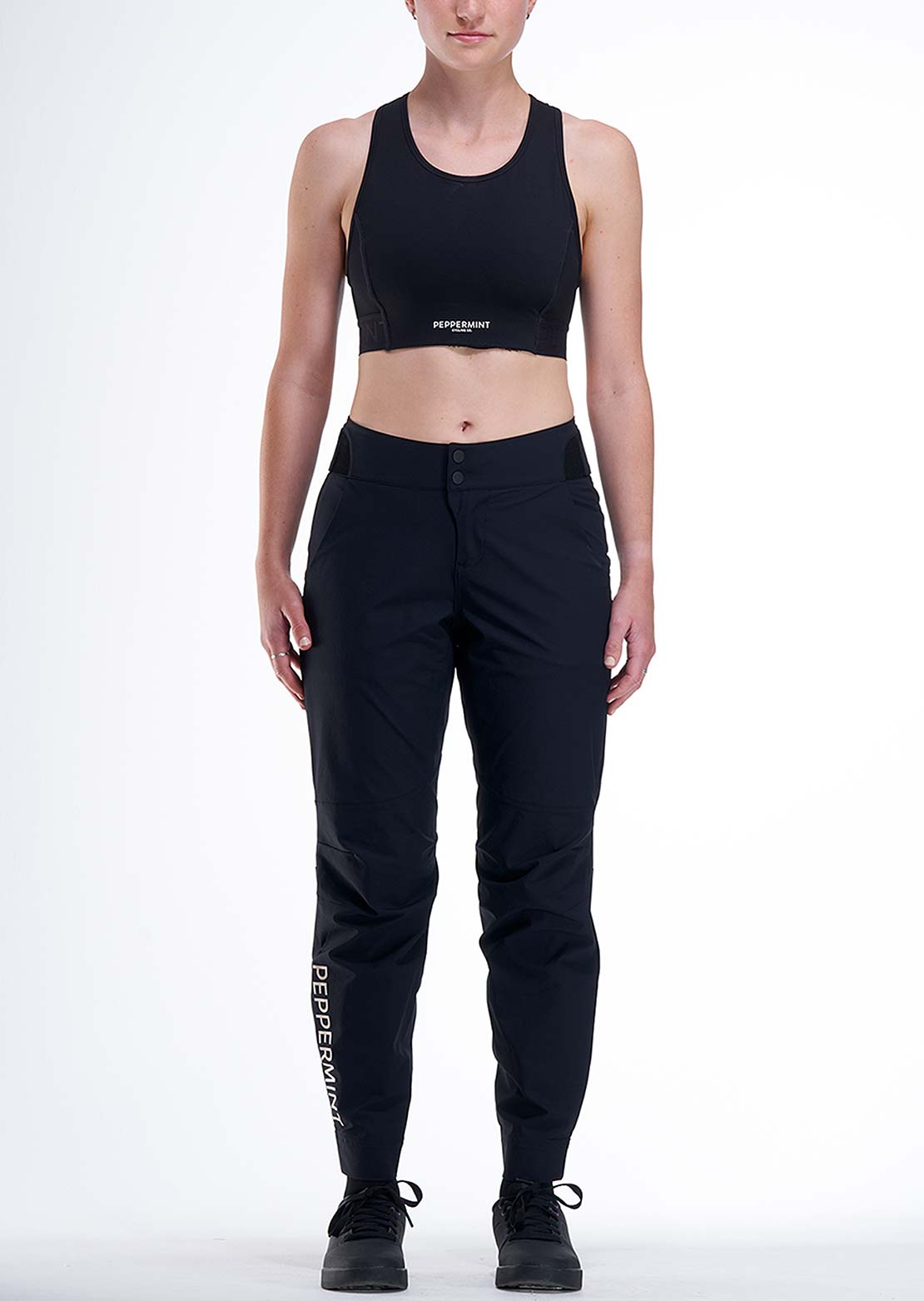 Peppermint Women's Signature Cycling Pants Black