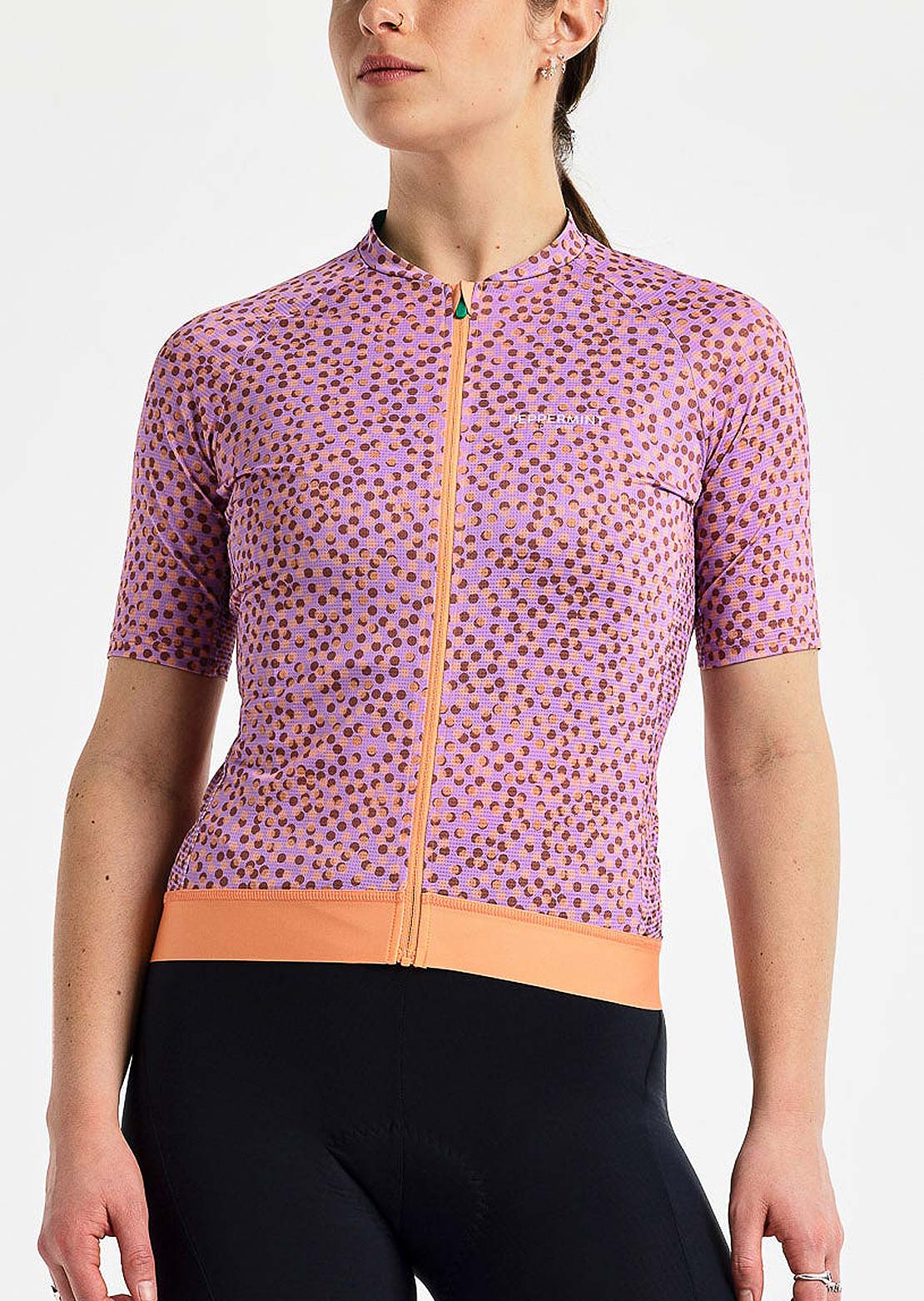 Peppermint Women's Signature Light Weight Mountain Bike Jersey Dots Dream