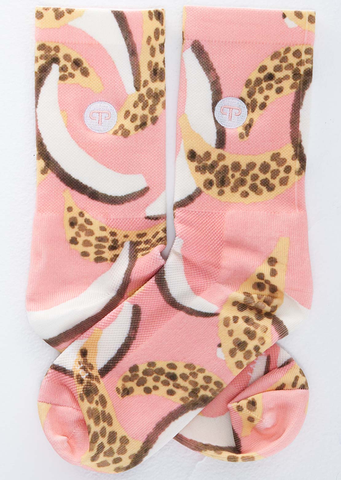 Peppermint Women's Signature Print Socks Bananarama Grapefruit
