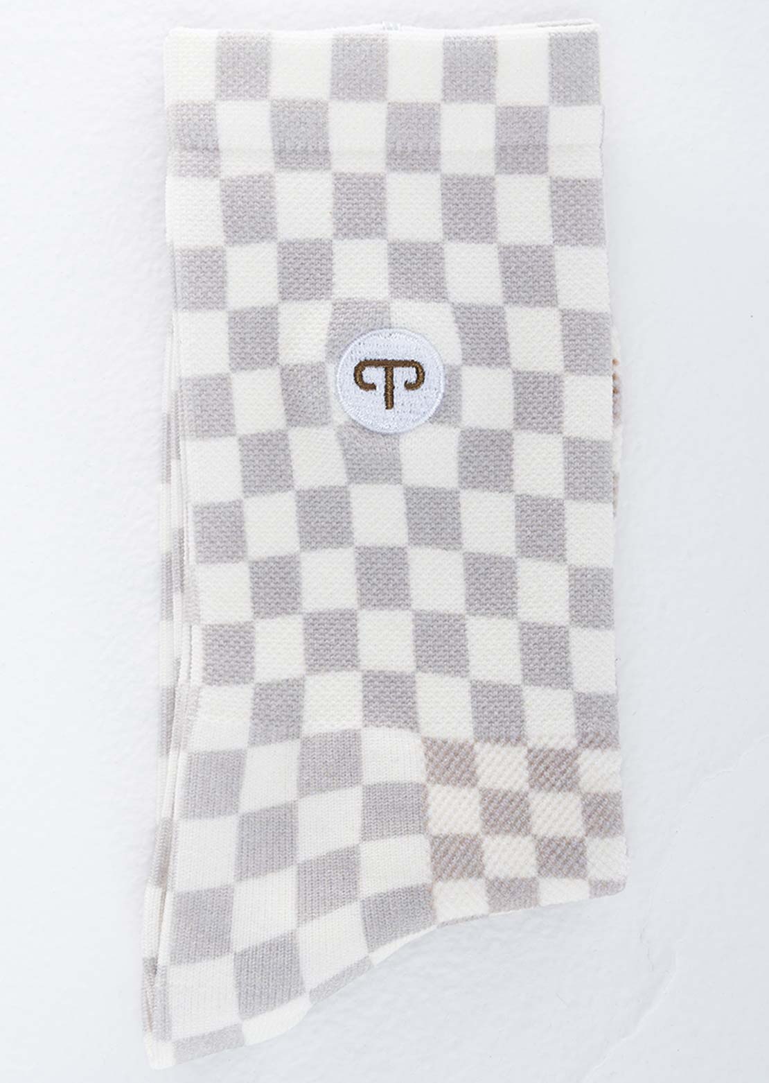 Peppermint Women's Signature Print Socks Damier Agate