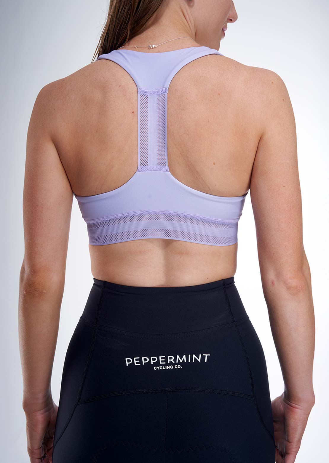 Peppermint Women's Signature Sports Bra Top Pansy