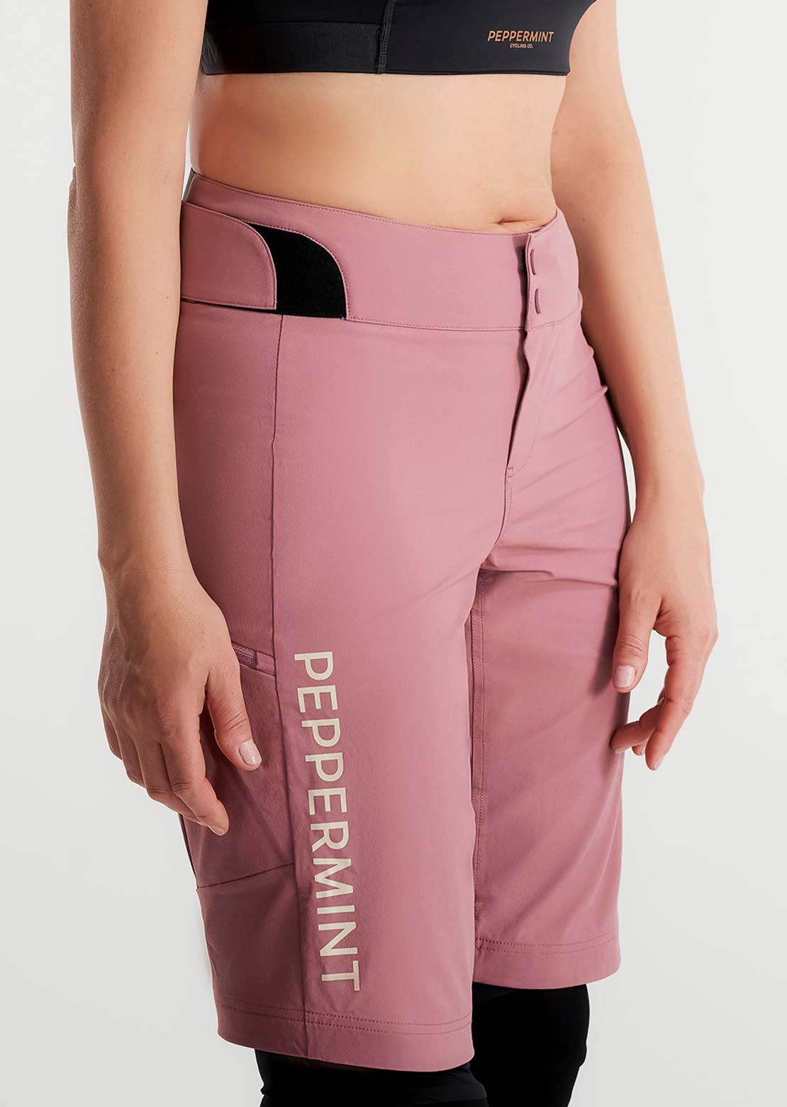 Peppermint Women's Signature Tech Shorts Blush