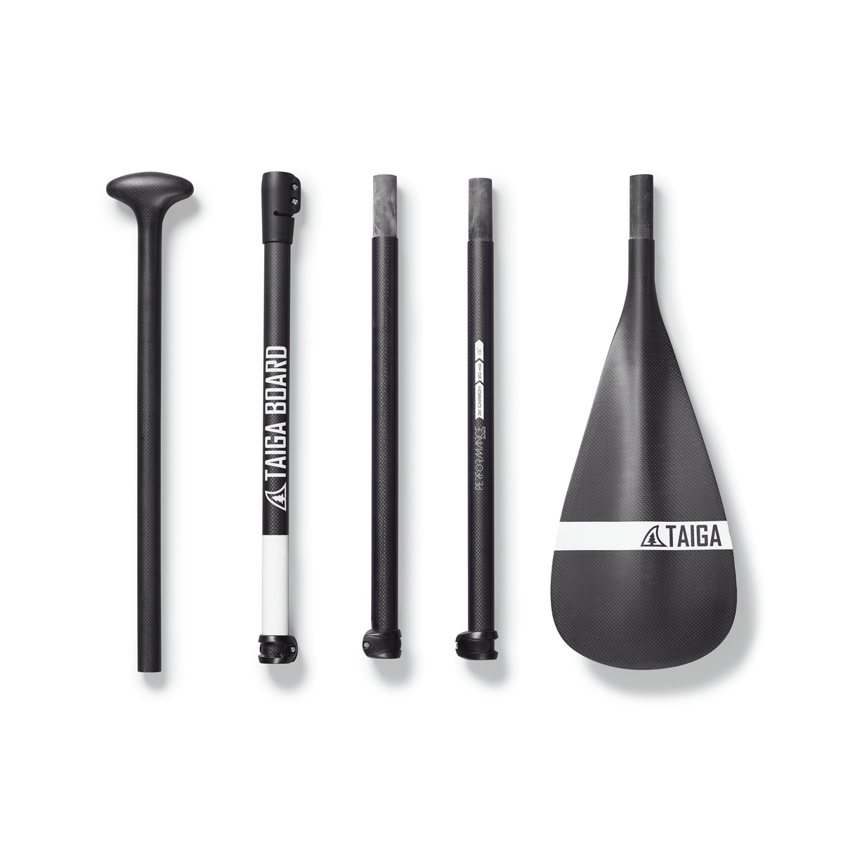 PERFORMANCE PADDLE CARBON BLACK - NANO ZIP AIR EDITION - Adjustable 5 pieces