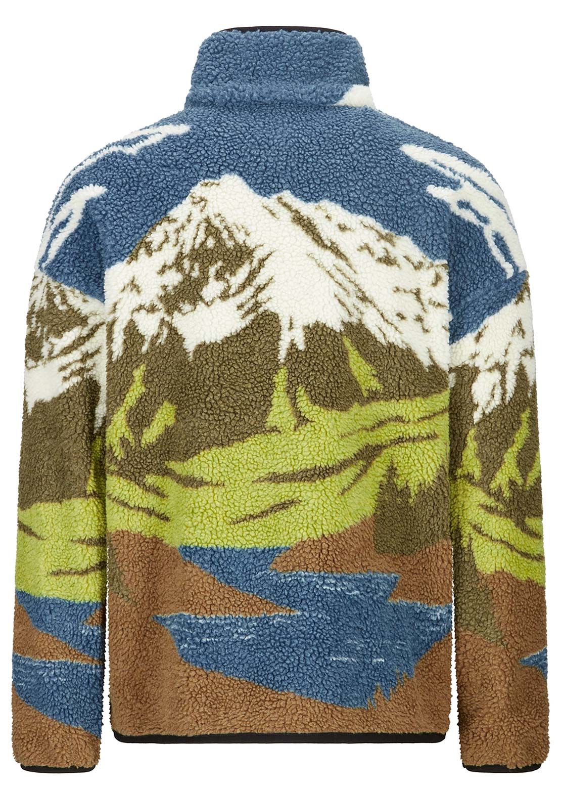 Picture Men's Hafdals Zip Fleece Cloudy Landscape Sherpa